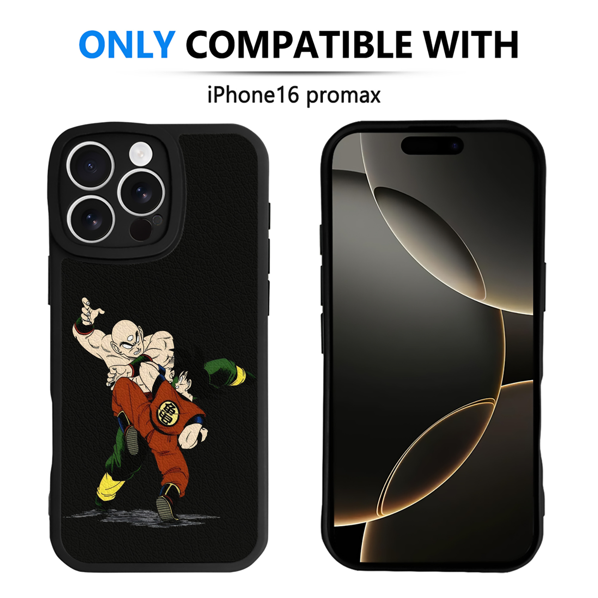 （画像用） ドラゴンボール DRAGON BALL 【iPhone 16シリーズ対応】シリコンスマホケース（レザー調） 材質：シリコン